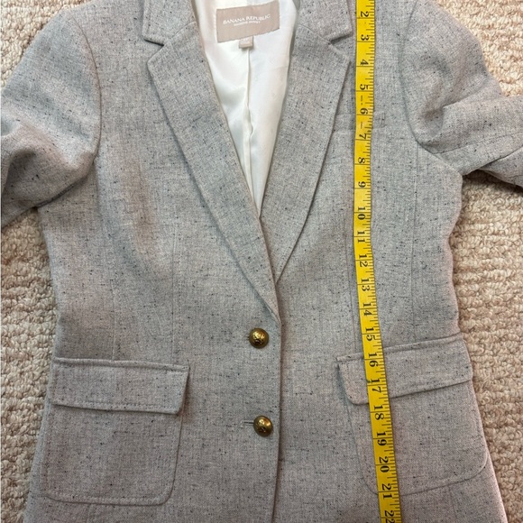 Banana Republic Tan Blazer Tailored Suit Jacket - Picture 12 of 16